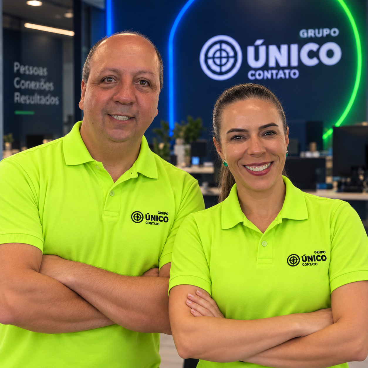 Renato e Sirlei, do Grupo Único Contato